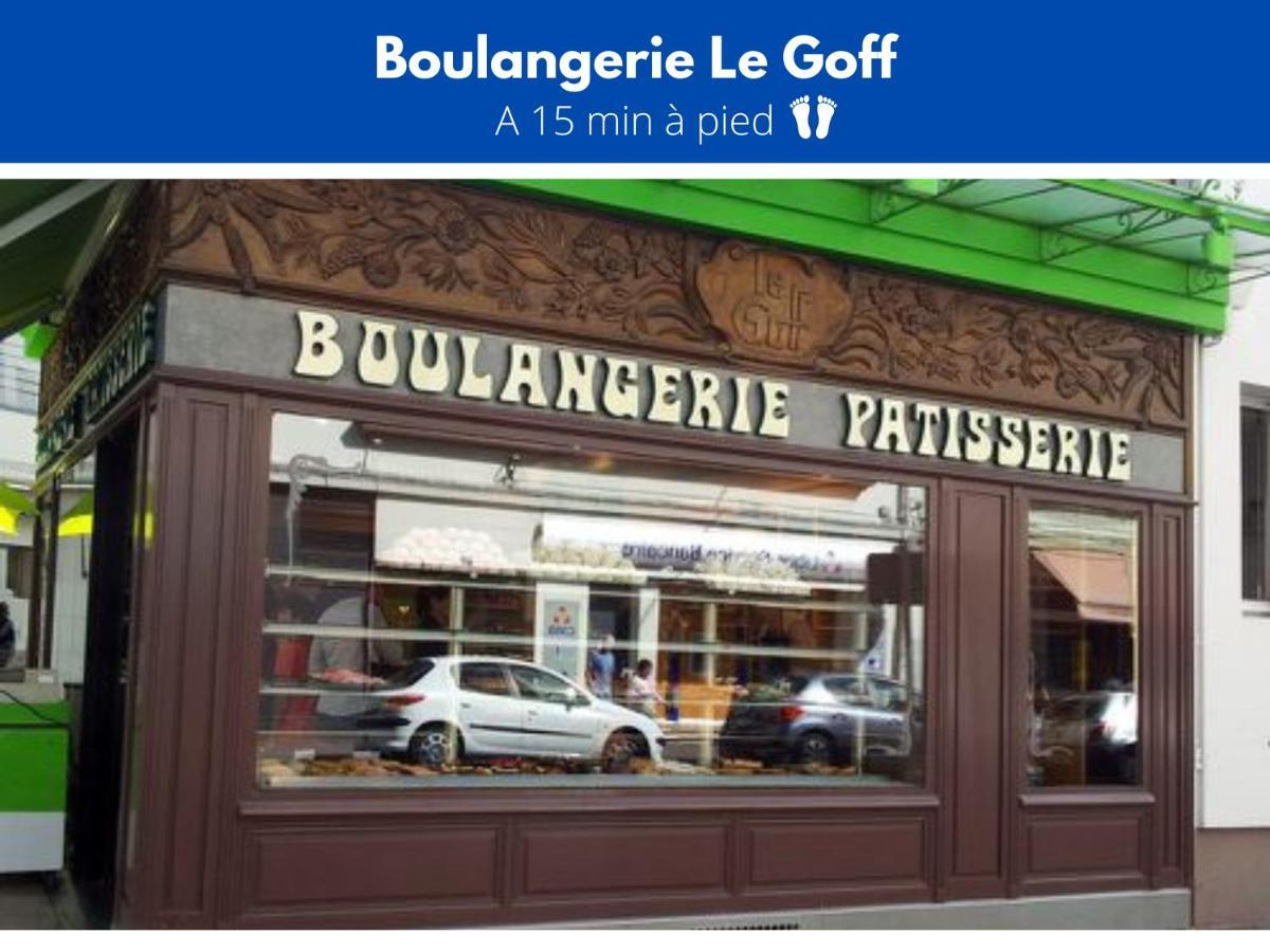 Le Grand Bleu - 3 Min Gare - Stationnement Facile - Fibre Internet - 4 Televisions - Lave Vaisselle Apartment Lorient Exterior foto