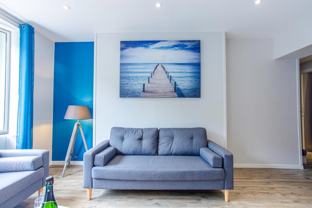 Le Grand Bleu - 3 Min Gare - Stationnement Facile - Fibre Internet - 4 Televisions - Lave Vaisselle Apartment Lorient Exterior foto